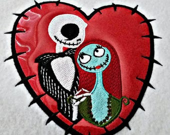 Heart 5 x 7 Applique Embroidery Design Digitized