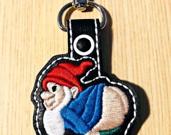 Naughty G Mooning Keychain