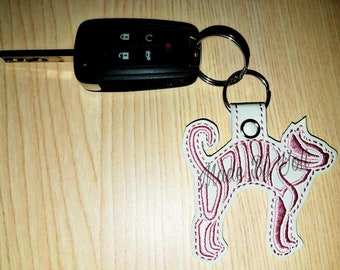 Sphynx Cat Keychain