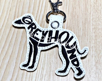 Greyhound Keychain
