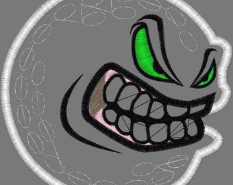 Embroidery Design Digitized Golf Ball 4 x 4 Applique