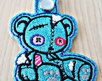 Embroidery Design Digitized Overstuffed Doll Snap Tab