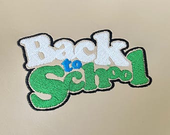 Back To School 00 Embroidery Design Digitized