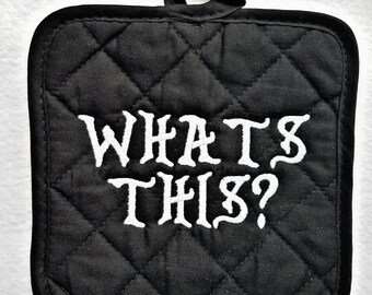 Embroidery Design Digitized "Whats This "