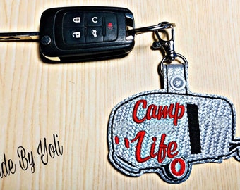 Camp Life Keychain