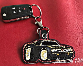 T Am Keychain