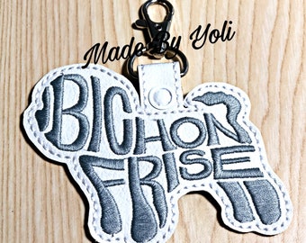 Bichon Frise Keychain