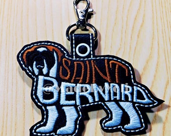 Saint Bernard Keychain