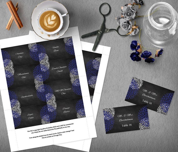 chalkboard wedding escort card