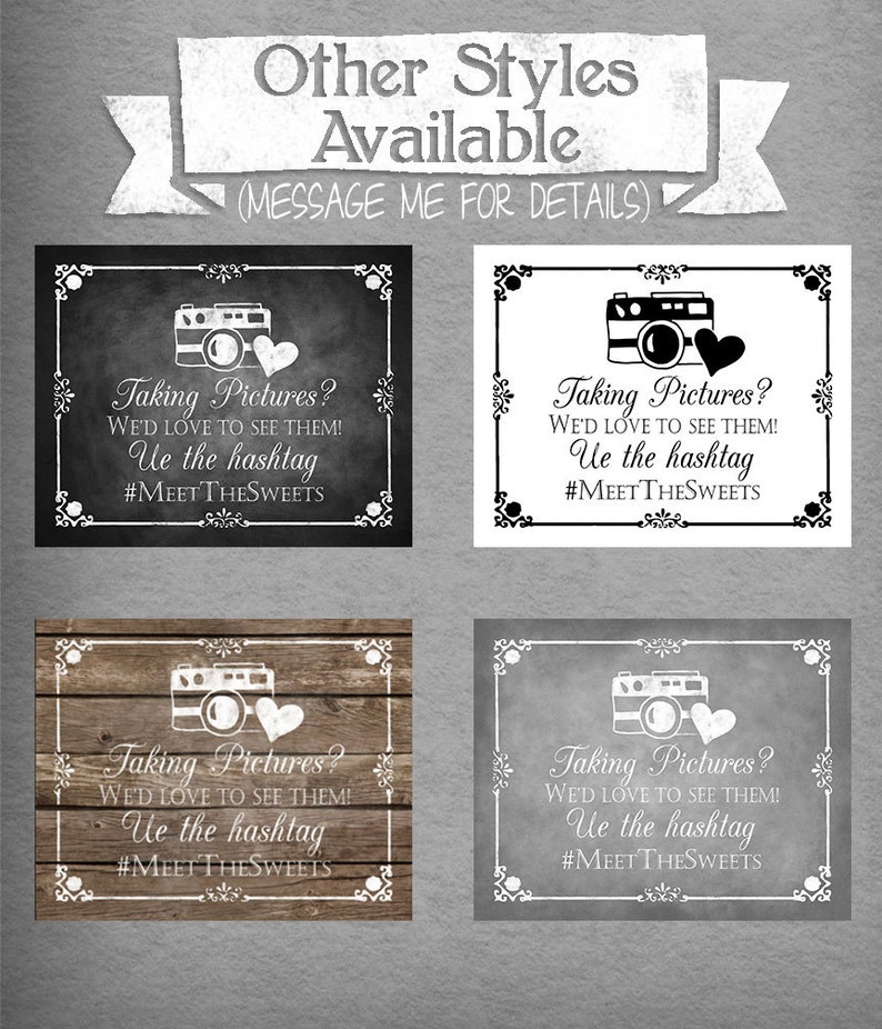 Printable Chalkboard Taco Bar Sign Buffet Sign Build Your - Etsy