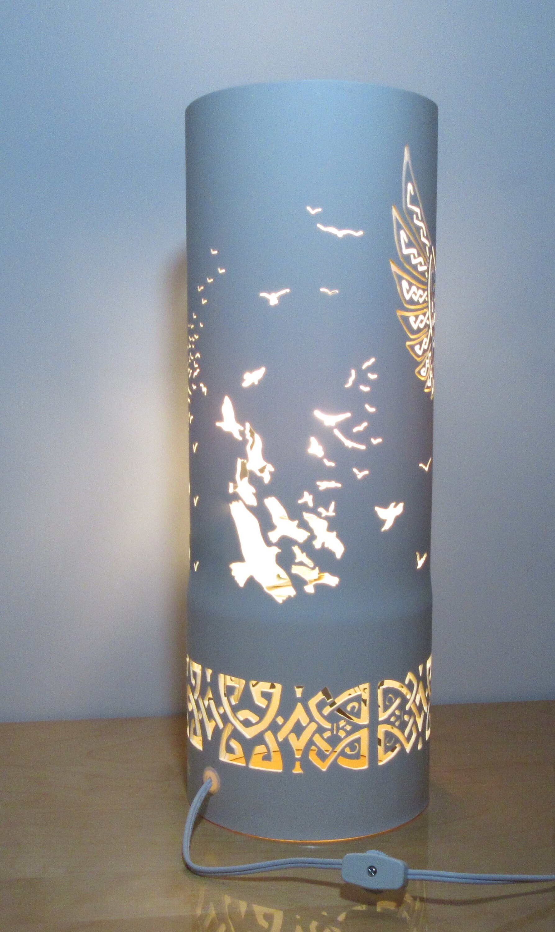 Viking Shield Table Lamp/ Battle Ready Viking Shield/ Ragnar Viking