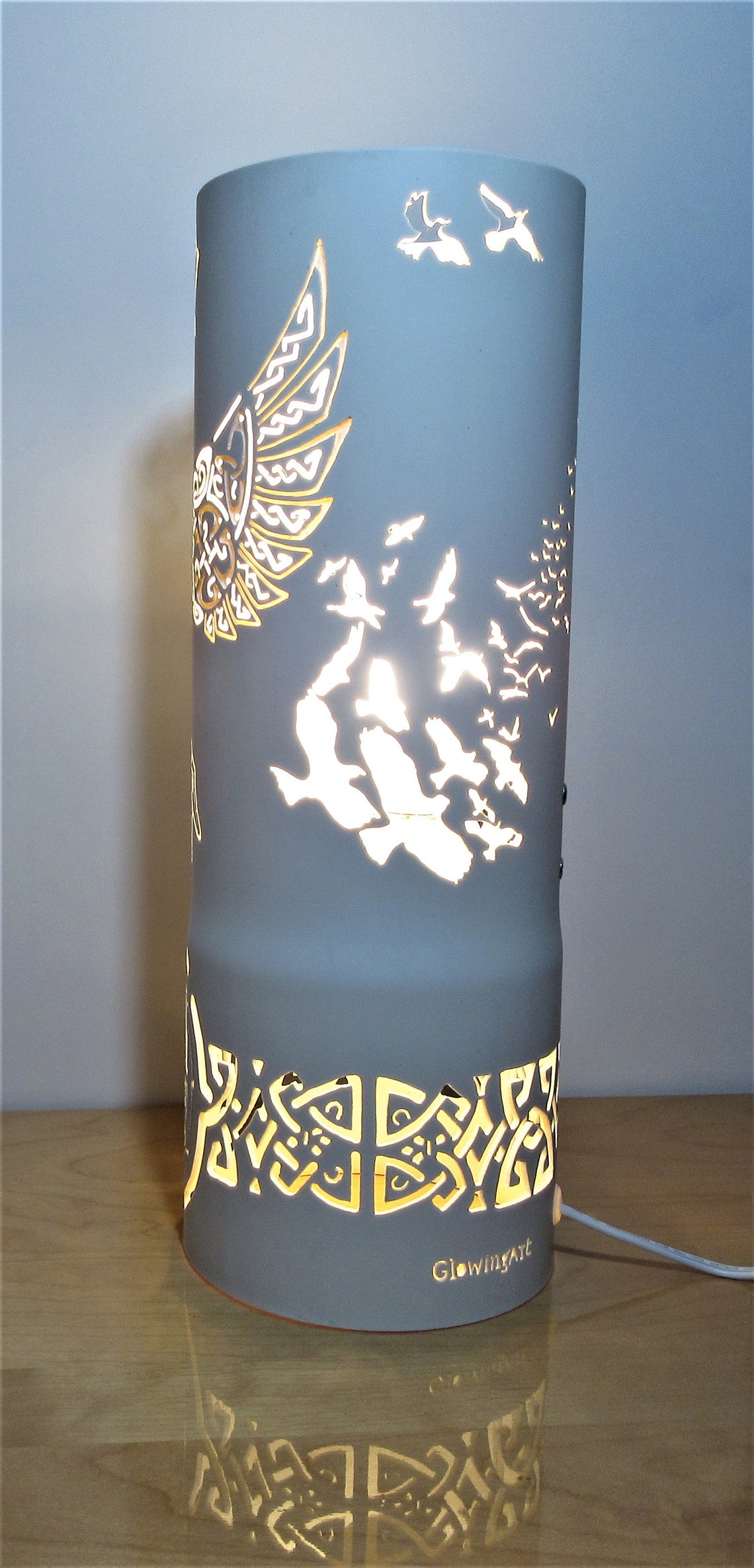 Viking Shield Table Lamp/ Battle Ready Viking Shield/ Ragnar Viking