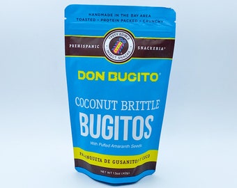 Coconut Toffee-Brittle Bugitos