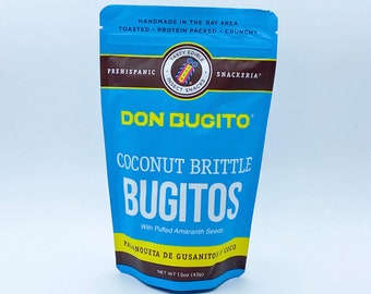 Coconut Toffee-Brittle Bugitos