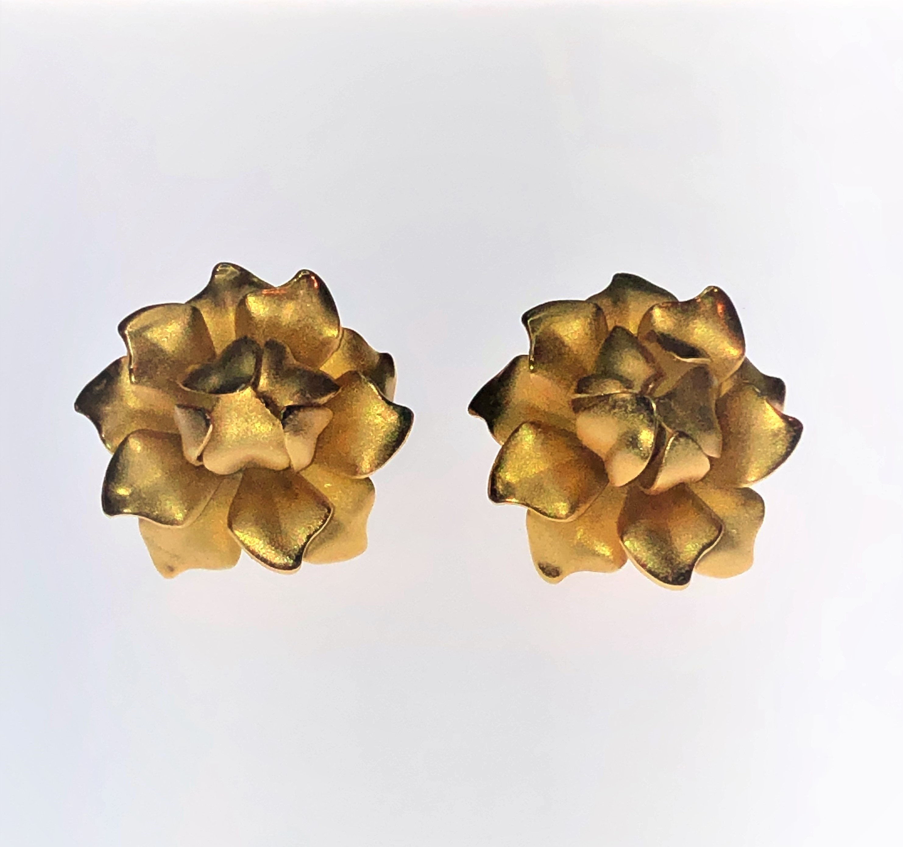 Vintage 1970's Marvella Cluster Drop Earrings - Etsy