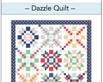 Dazzle Quilt Pattern - PDF