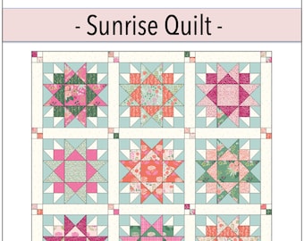 Sunrise Quilt - PDF Pattern