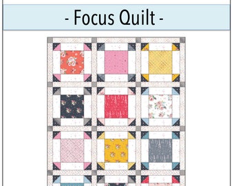 Focus Quilt - PDF Pattern