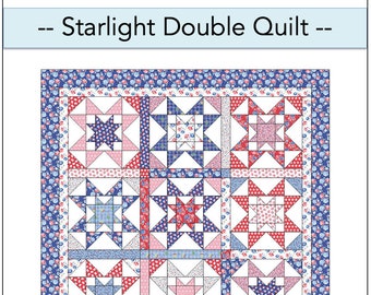 Starlight Double Quilt - PDF Pattern