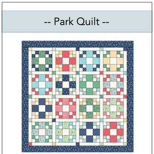 Park Quilt - PDF Pattern