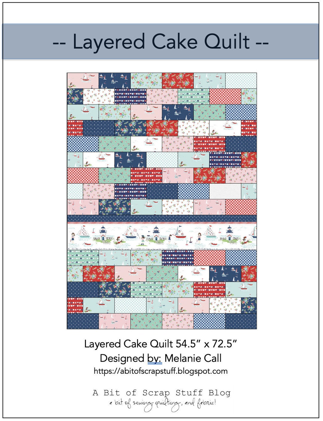 Layered Cake Quilt - PDF Pattern - Etsy