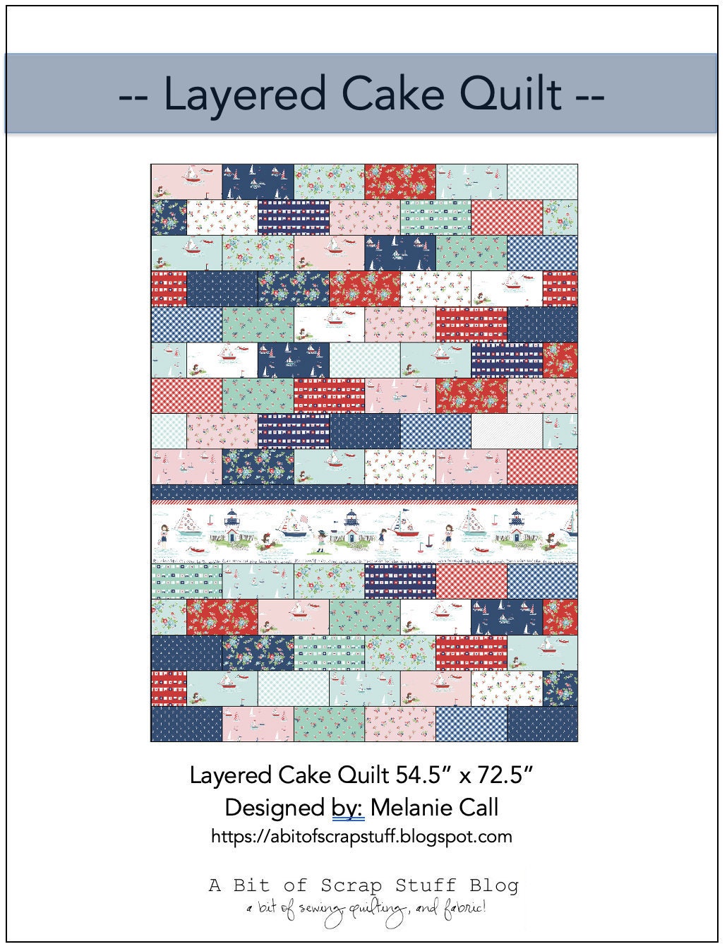 Layered Cake Quilt - PDF Pattern - Etsy