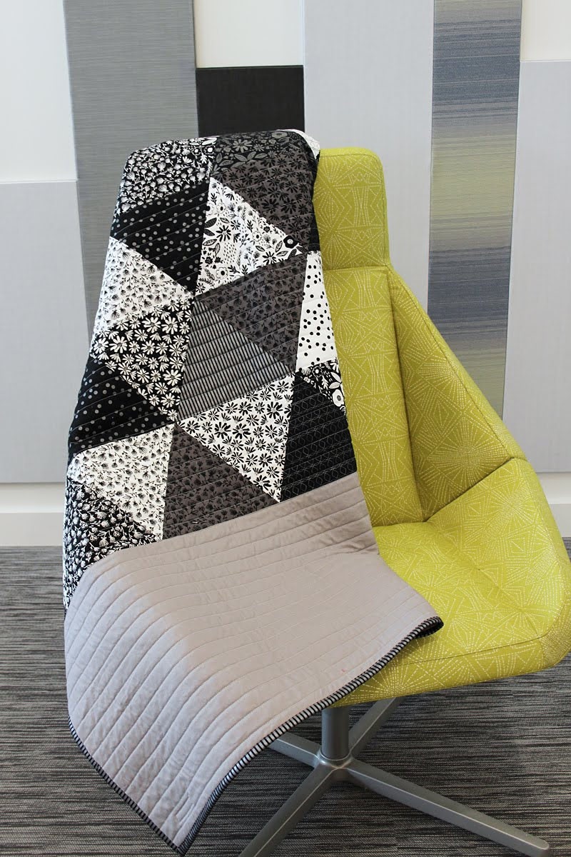 Modern Triangles Quilt - PDF Pattern - Etsy