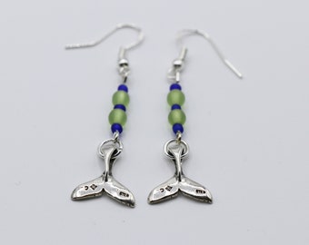 Orecchini A Cerotto In Argento 925 Con Piccolo Polpo, Tentacoli, Handmade, Dark Dream