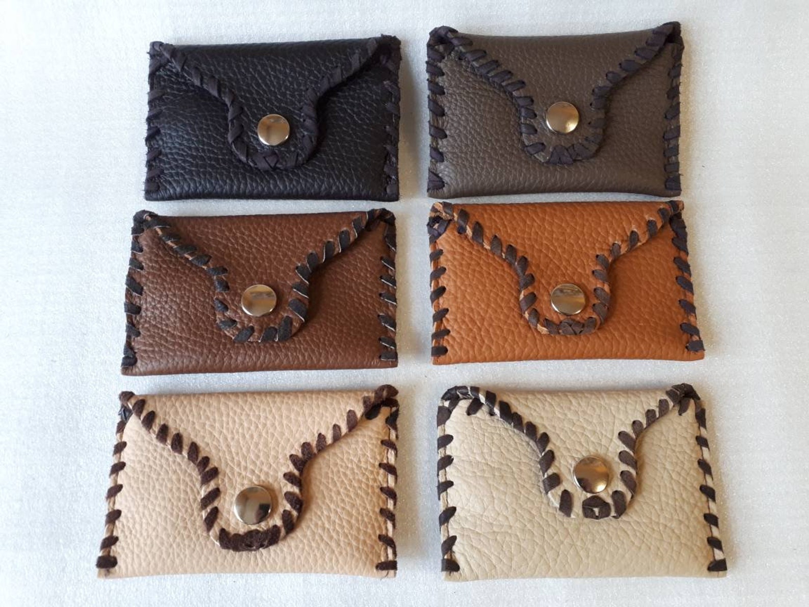 Key leather bag with extra compartment Etsy