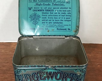 Edgeworth Extra High Grade Sliced Tobacco Tins, Set of 3