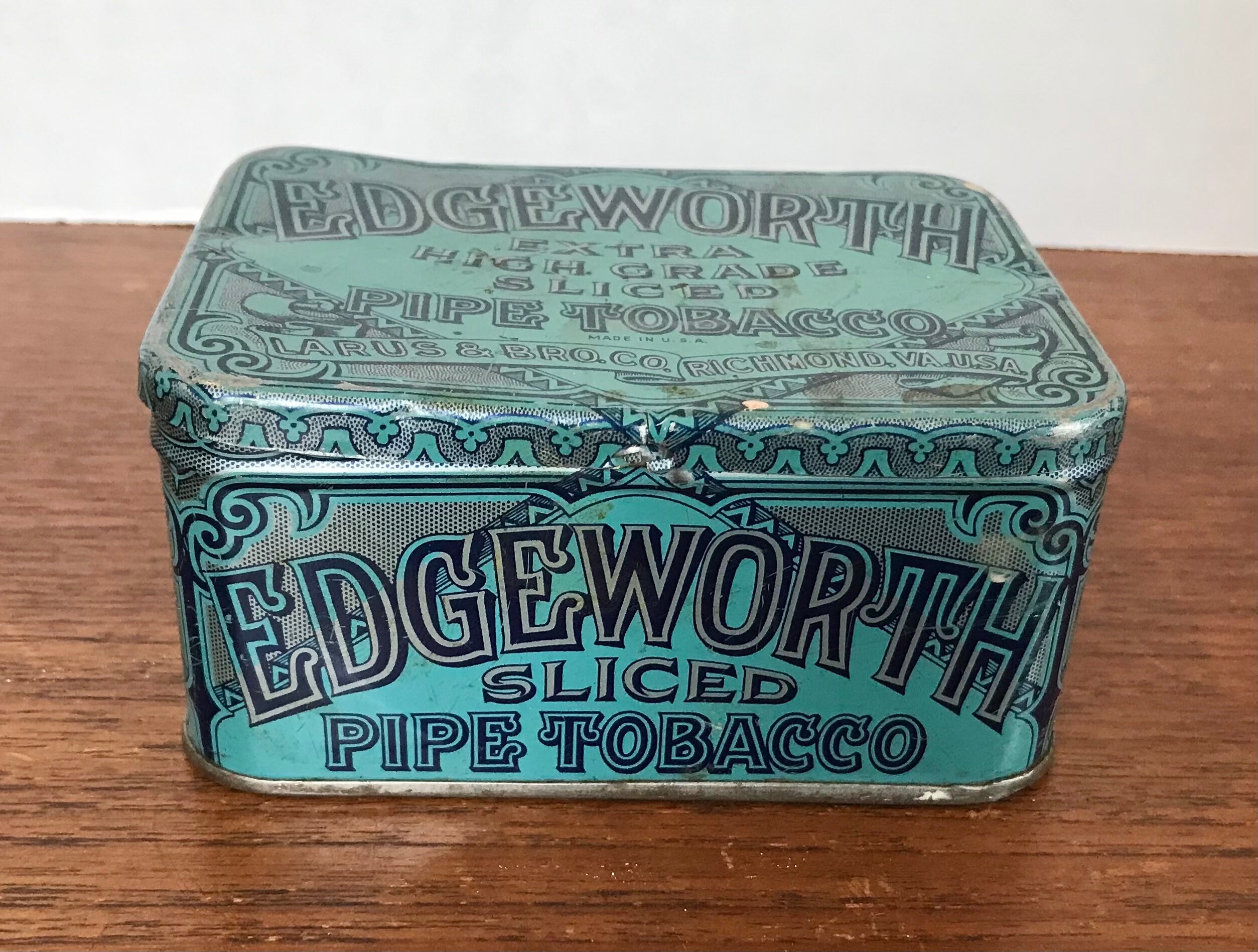 Edgeworth Extra High Grade Sliced Tobacco Tins, Set of 3