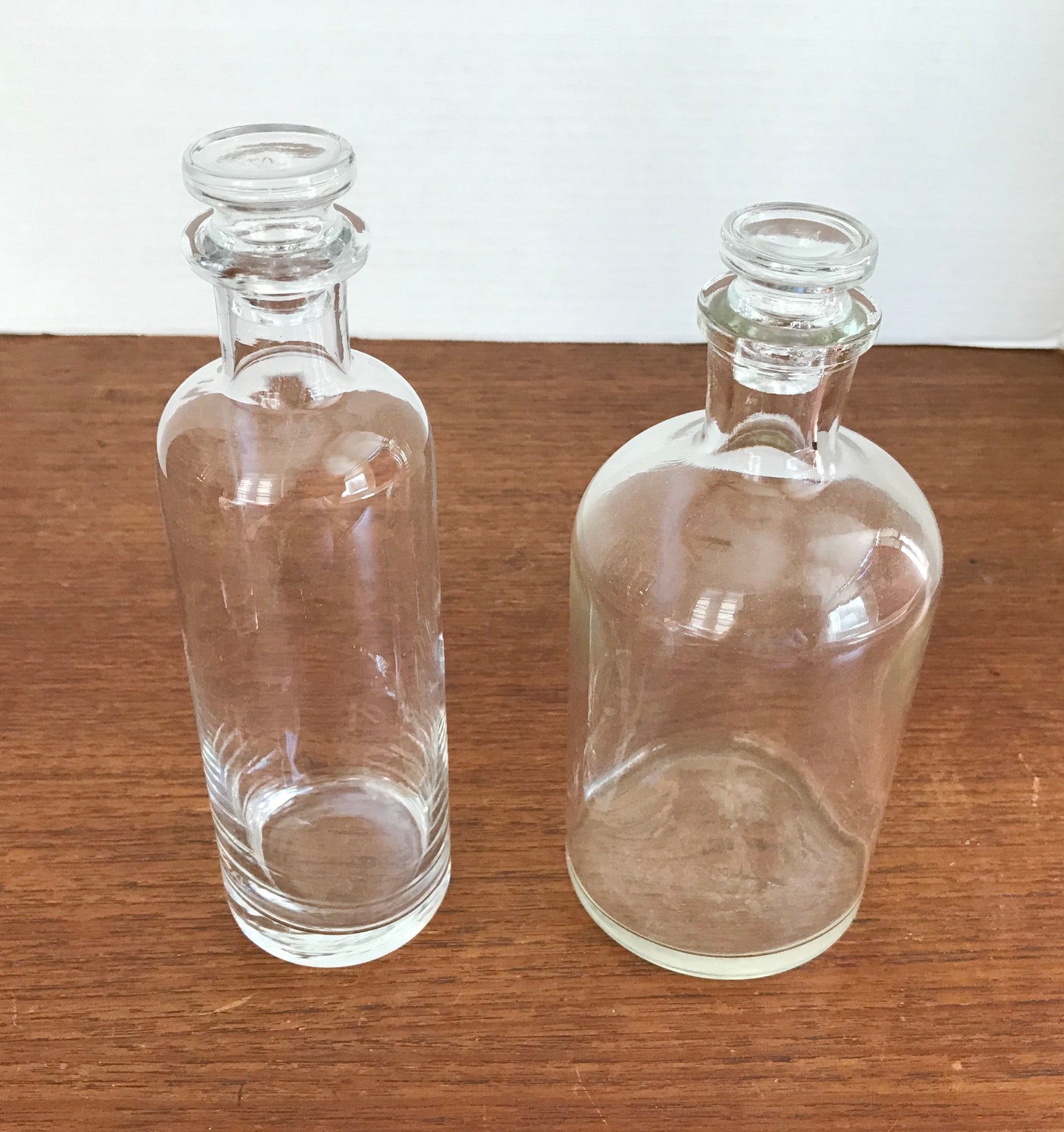 Vintage Pyrex Apothecary Bottle & Cylindrical Shaped Etsy