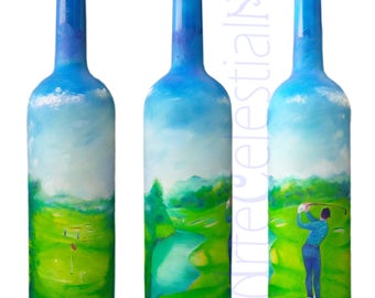 Art Meets Sport: The Hand-Painted Golf Bottle