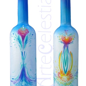 Abstract vodka bottle