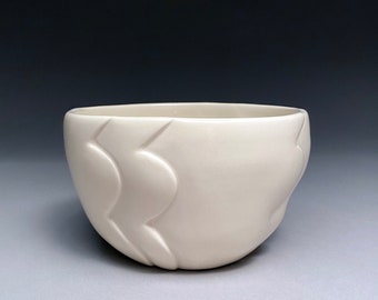 Bowl | Ceramic Bowl | Modern Dinnerware | Handcrafted Bowl | Decorative Bowl | White Bowl | Serving Bowl | Salad Bowl 27