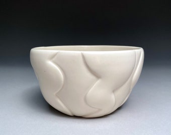 Bowl | Ceramic Bowl | Modern Dinnerware | Handcrafted Bowl | Handmade Gifts | White Bowl | Serving Bowl | Salad Bowl 25