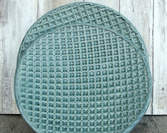 One Dinner Plate  | Handmade Pottery | Dinnerware | Ceramic Plates | Blue Plates | Blue Ceramic Plates