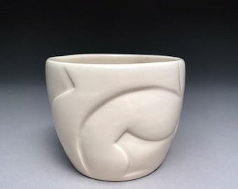 Tea Cup | Ceramic Cup | Tumbler |  Ceramic Teacup | Modern Ceramic Cup | Tea Bowl | White Ceramic Cup 5