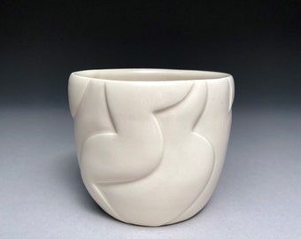 Tea Cup | Tumbler | Ceramic Teacup | Modern Ceramic Cup | Tea Bowl | White Ceramic Cup 4