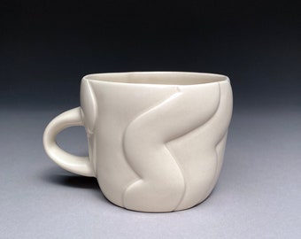 Mug | Coffee Mug | Modern Mug | Handcrafted Mug | Handmade Gifts | White Mug | Ceramic Mug 12