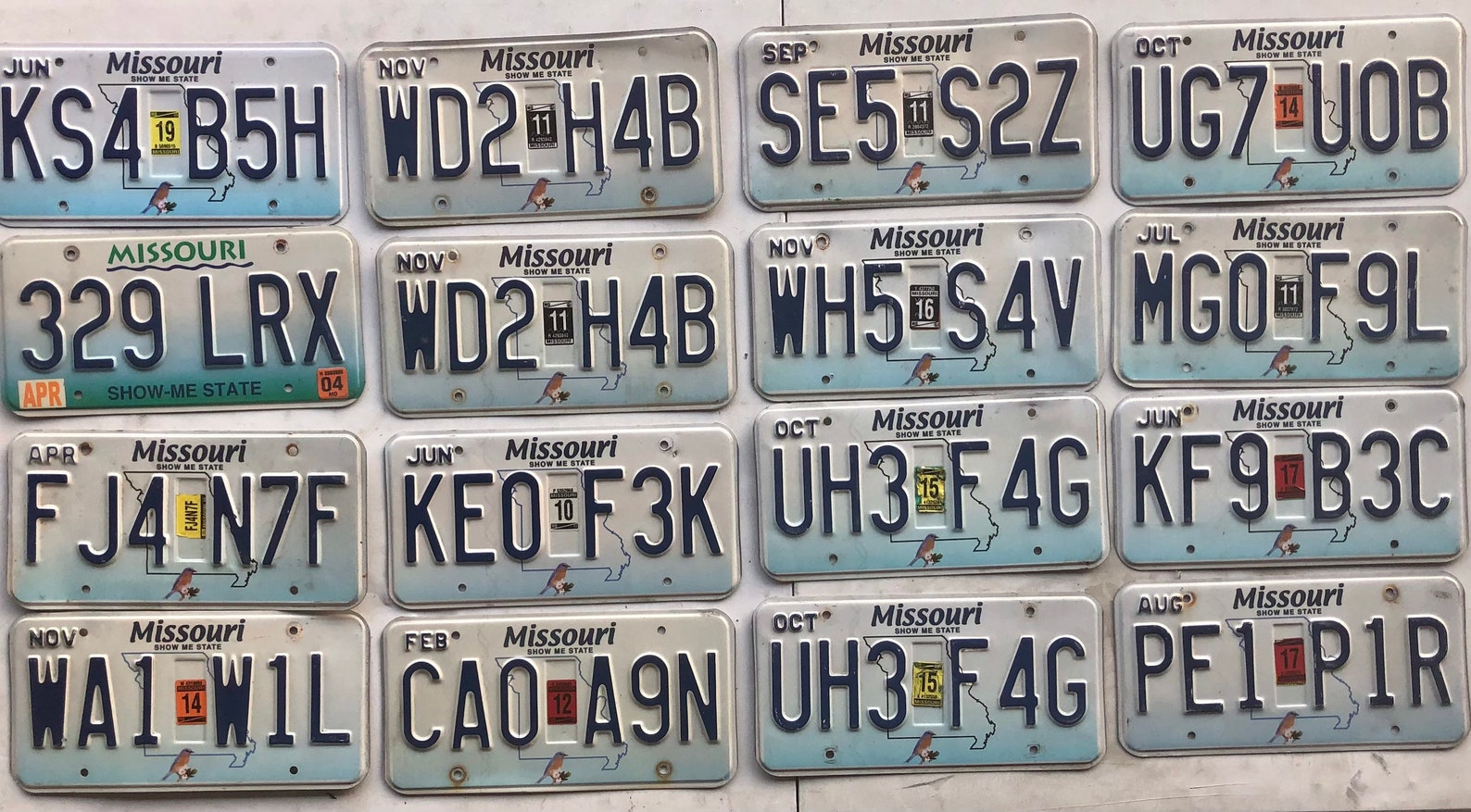 Lot of 80 Missouri License Plates Plate Auto Tags Signs Etsy