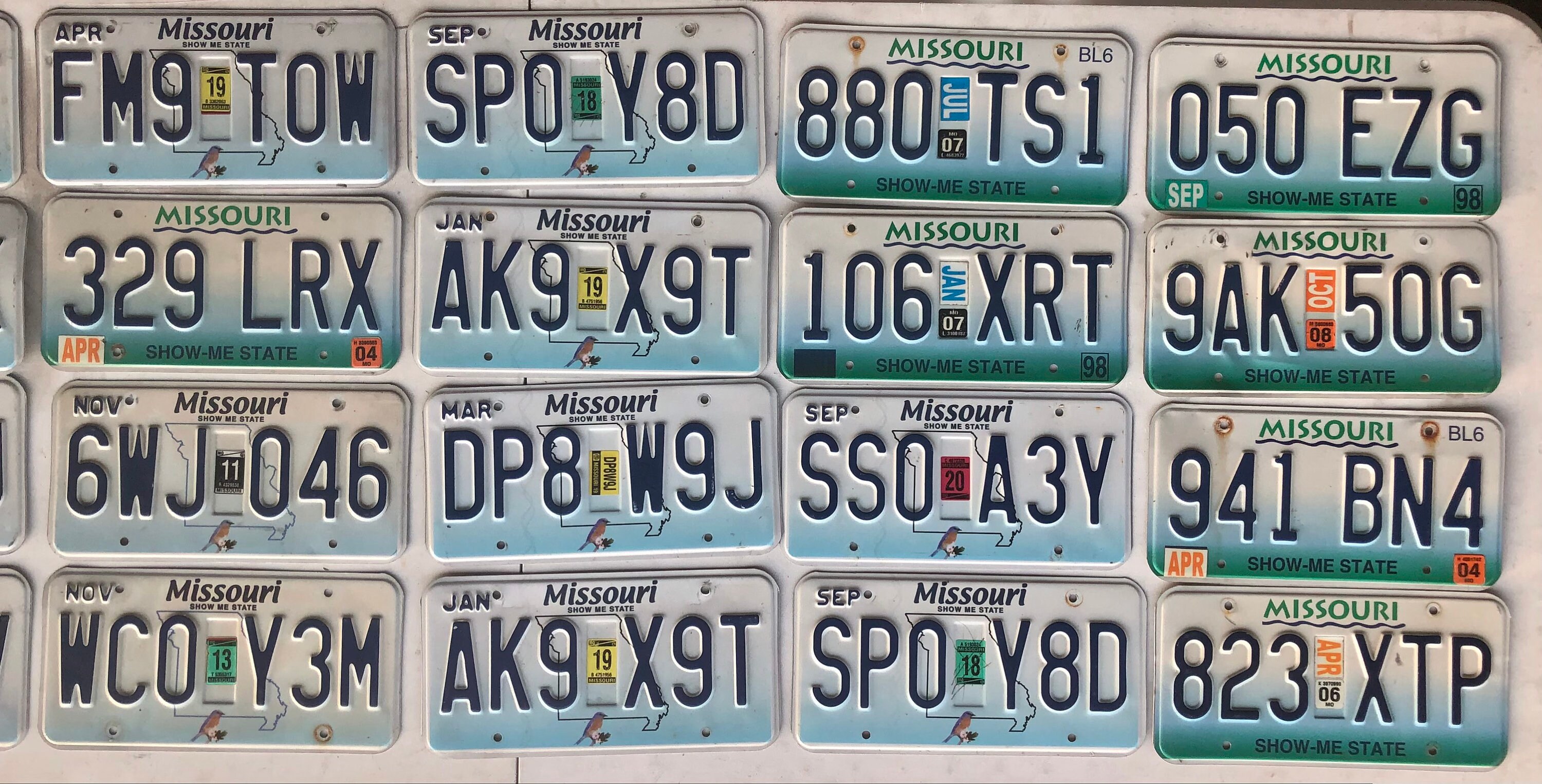 Lot of 80 Missouri License Plates Plate Auto Tags Signs Etsy