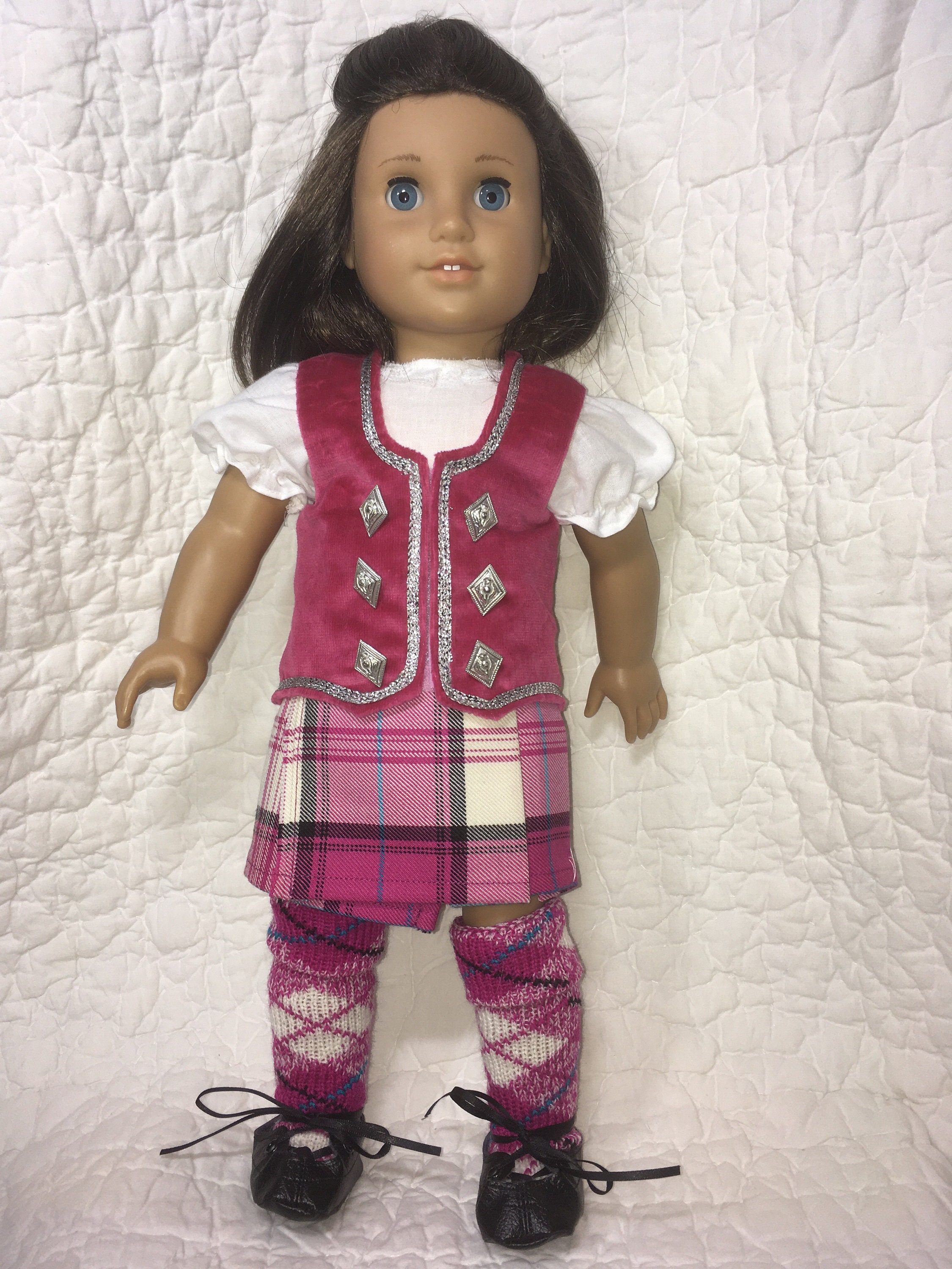 Highland Dance Costume for 18 Dolls CLOSEOUT Etsy Australia