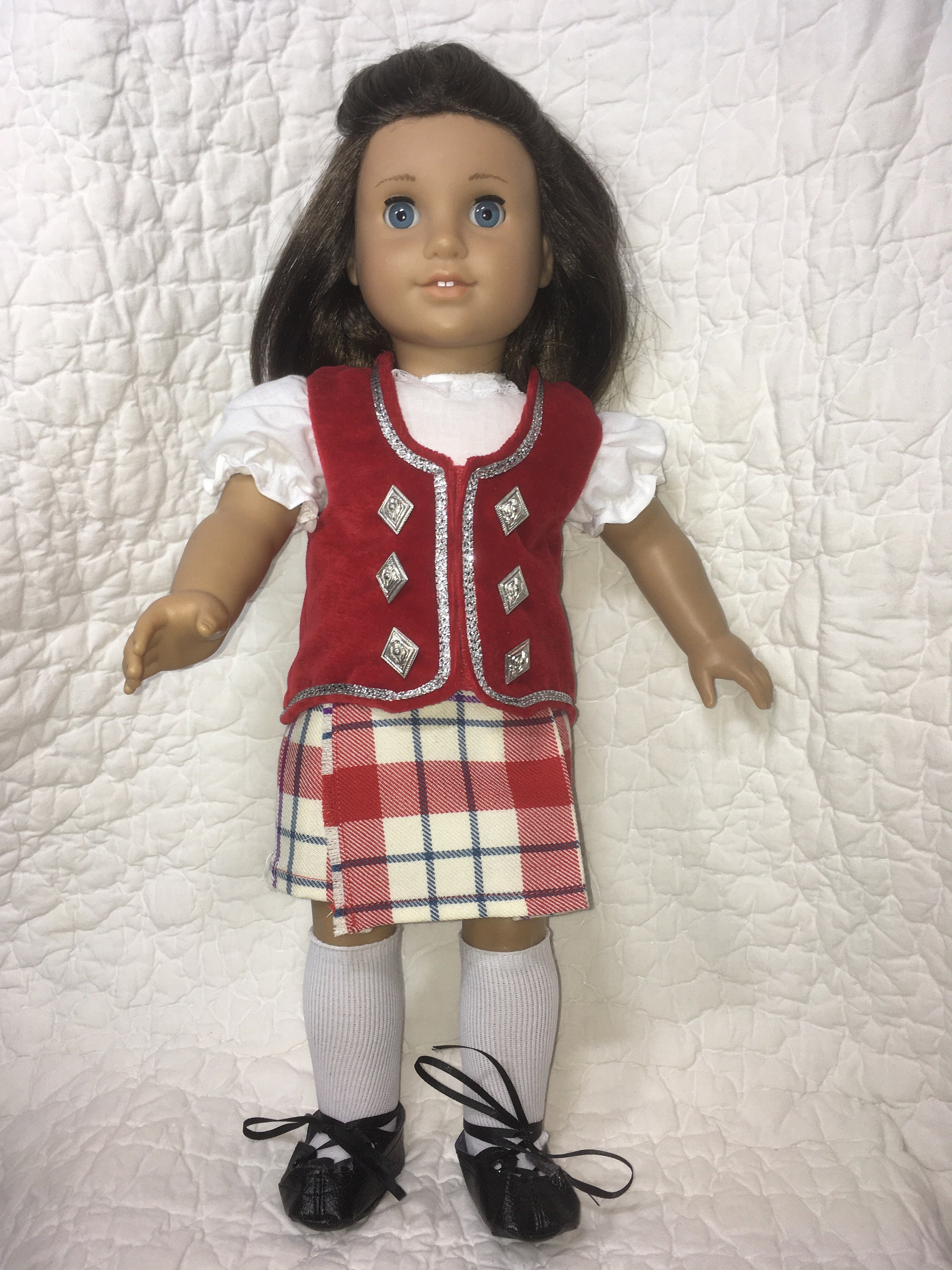 Highland Dance Costume for 18 Dolls Etsy Canada