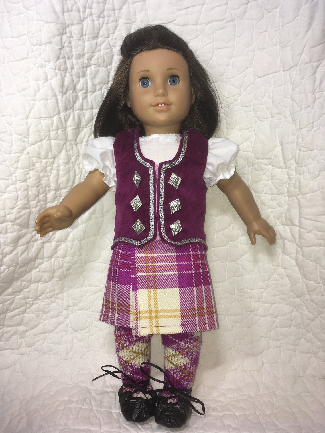 Highland Dance Costume for 18 Dolls CLOSEOUT Etsy Australia