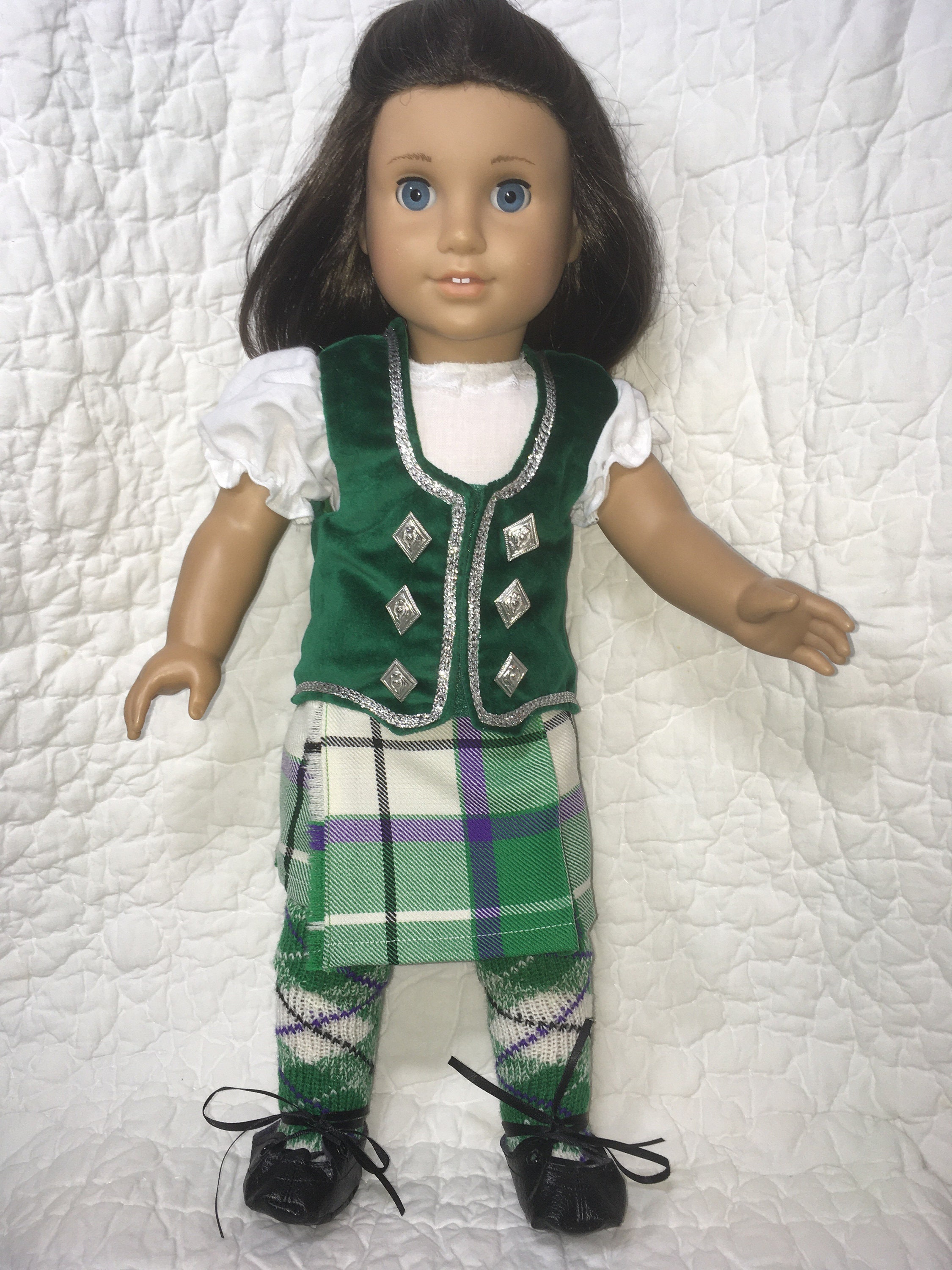 Highland Dance Costume for 18 Dolls CLOSEOUT Etsy Australia