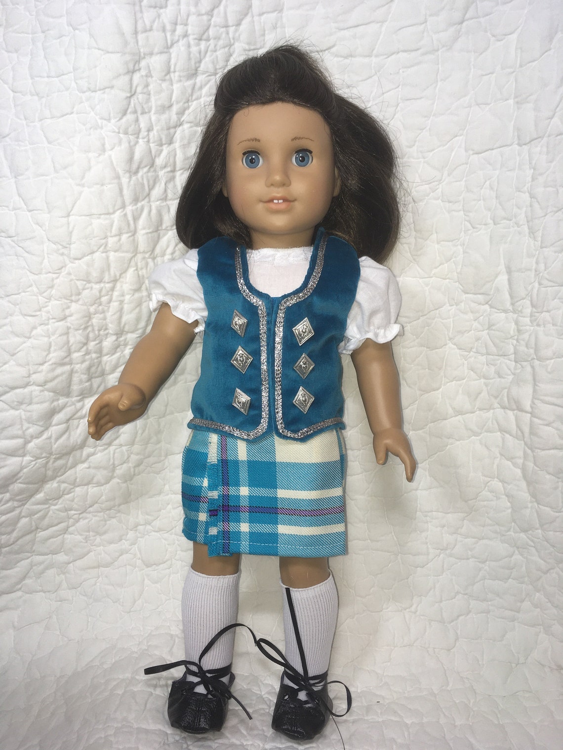 Highland Dance Costume for 18 Dolls Etsy Canada