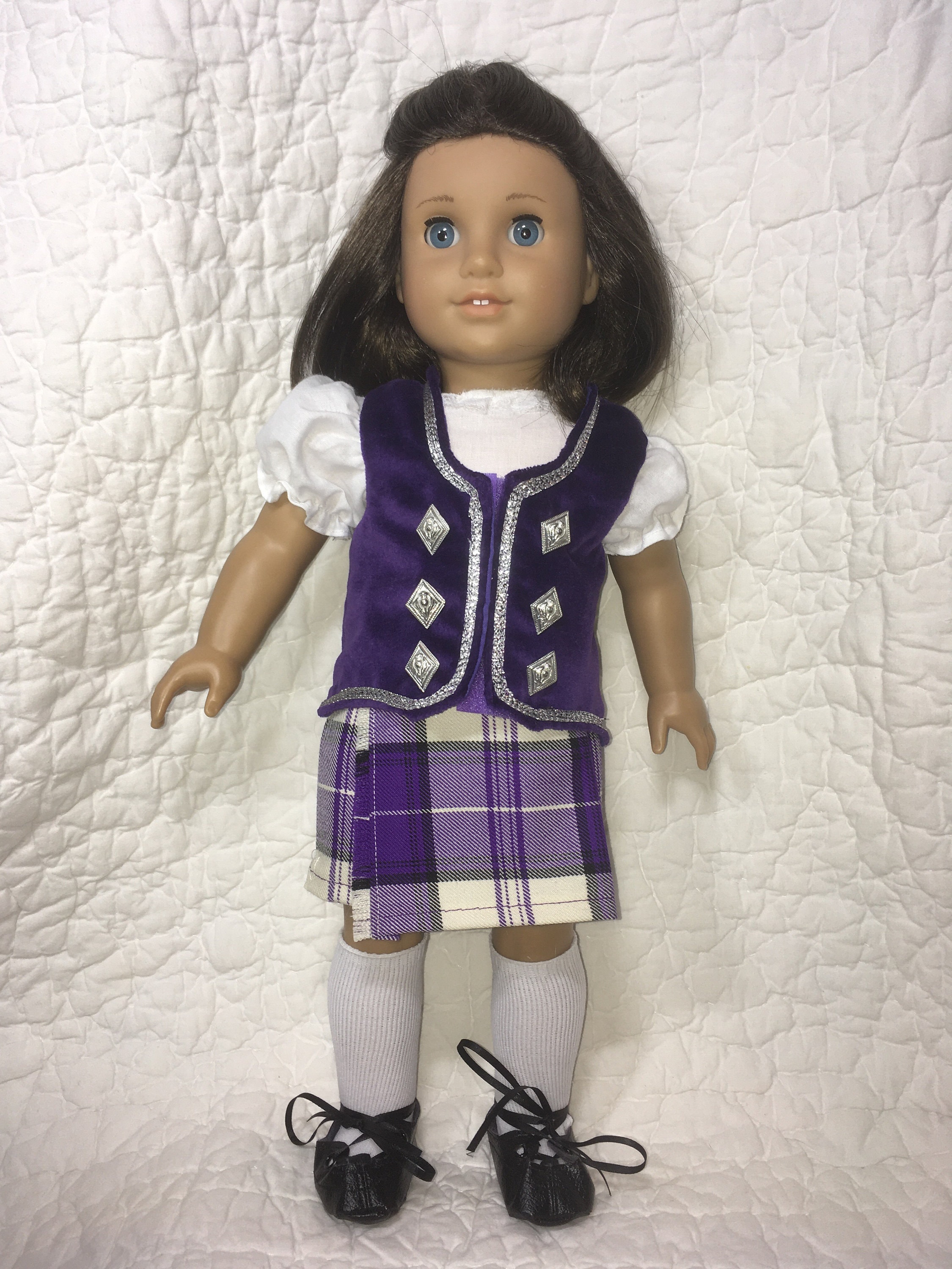 Highland Dance Costume for 18 Dolls Etsy Canada