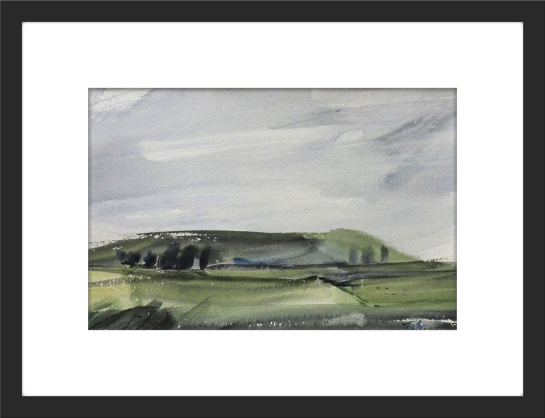 SUMMER 2022, WATERCOLOUR Sketch / Study, ANGLESEY, near Cemlyn Bay. 2022 image 2