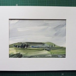 SUMMER 2022, WATERCOLOUR Sketch / Study, ANGLESEY, near Cemlyn Bay. 2022 image 7
